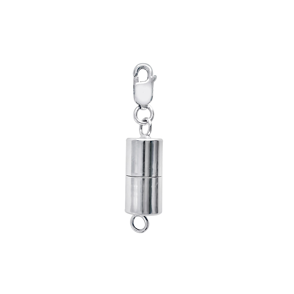 Sterling Silver Barrel Magnetic Clasp with Small Lobster Clasp” – Exposures  International Gallery of Fine Art